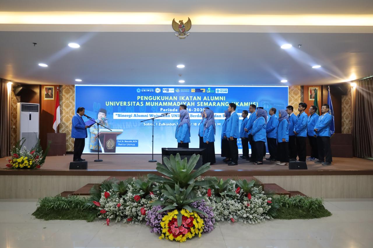 Read more about the article IKAMUS Resmi Dikukuhkan, Perkuat Peran Alumni dalam Mendukung Kemajuan Unimus dan Program Nasional