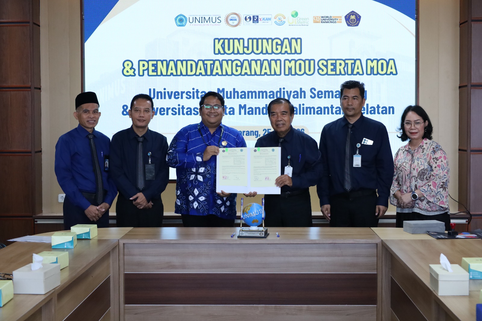 Read more about the article Unimus Terima Kunjungan Universitas Sapta Mandiri, Perkuat Kolaborasi Pendidikan