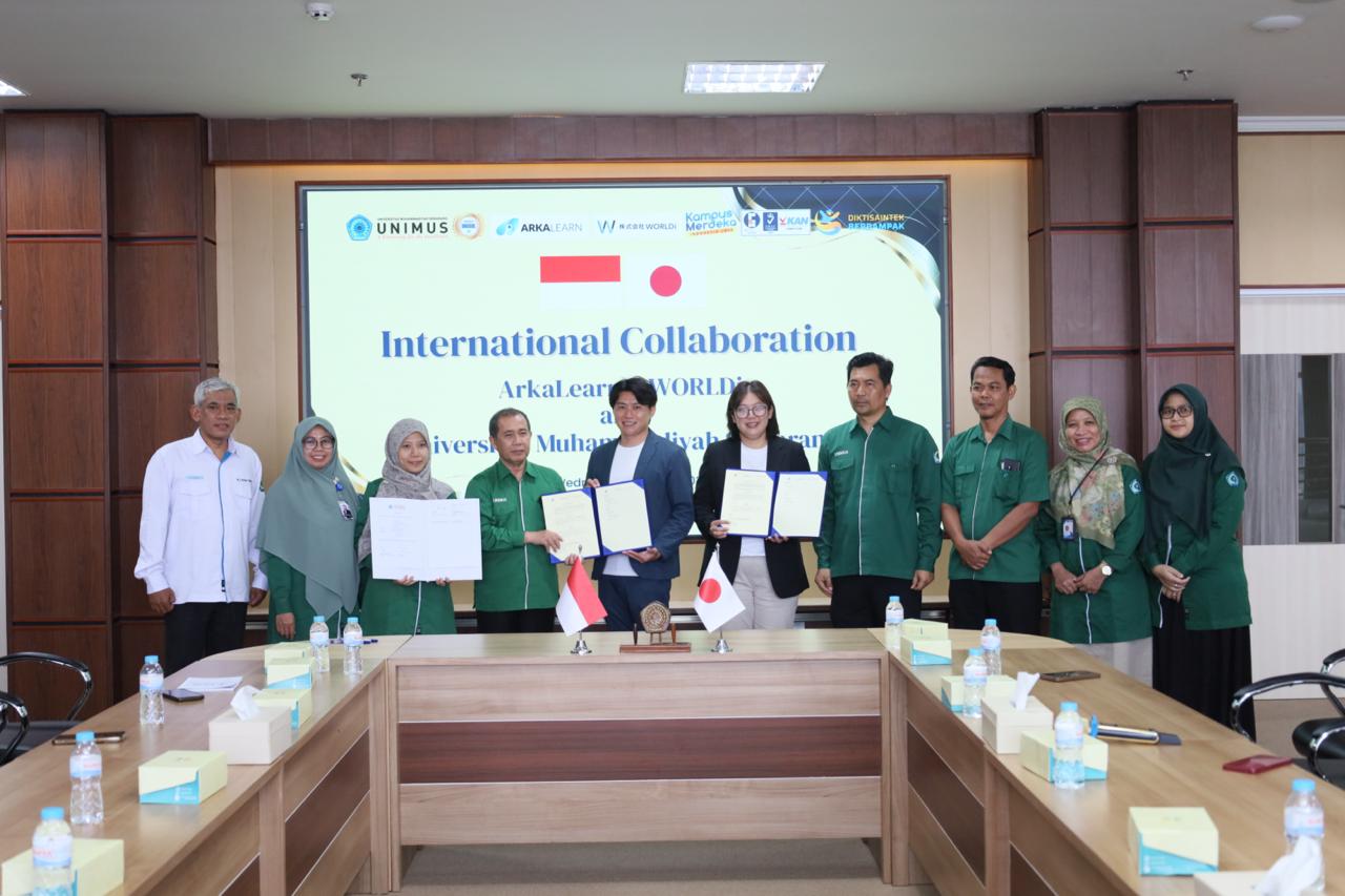 Read more about the article UNIMUS Jalin Kerja Sama Internasional dengan ArkaLearn X WORLDi Japan, Perkuat Peluang Global Mahasiswa