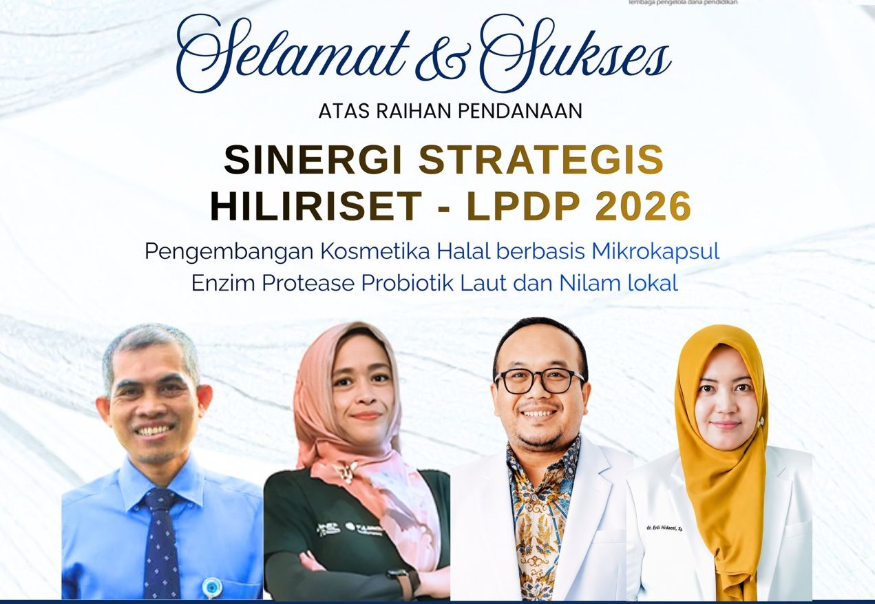 Read more about the article Selamat & Sukses atas Diraihnya Pendanaan SINERGI STRATEGIS HILIRISET-LPDP 2026