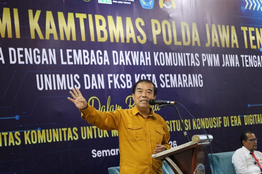 Rektor Unimus Soroti Ketahanan Ideologi di Era Digital dalam Forum Kamtibmas Polda Jateng