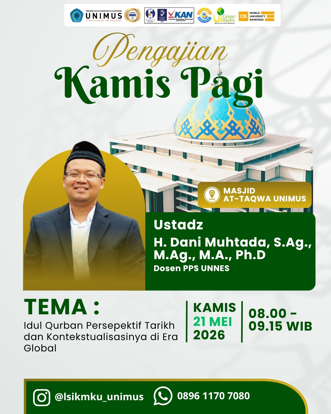 Read more about the article Pengajian Kamis Pagi 21 Mei 2026