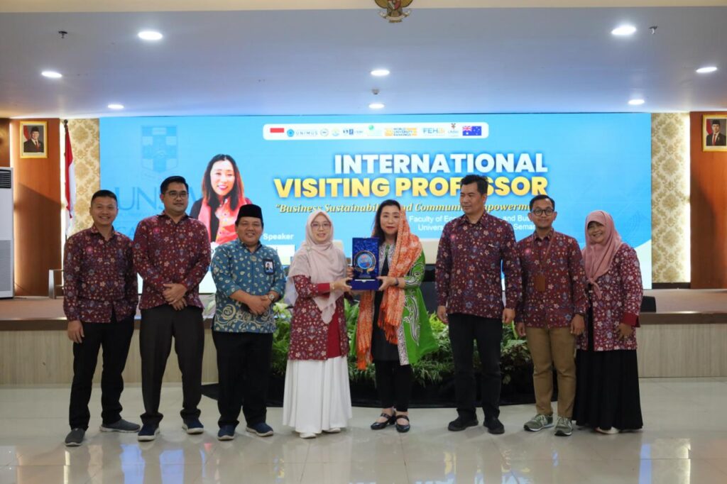 UNIMUS Perkuat Jejaring Global Bersama Prof. Minako Sakai dari UNSW Canberra