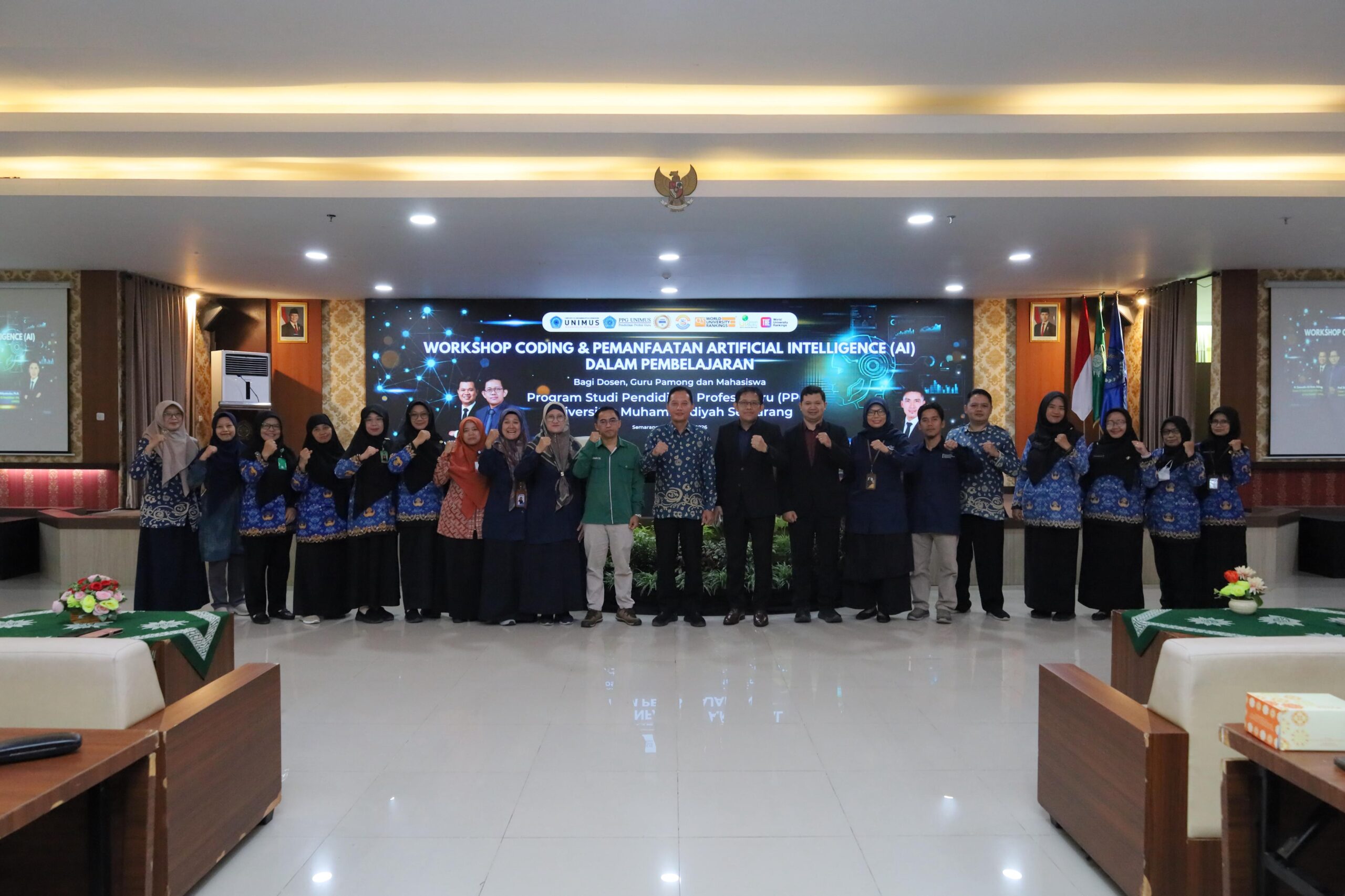 Read more about the article Workshop Coding dan AI Bekali Calon Guru PPG Unimus Hadapi Transformasi Pendidikan Digital
