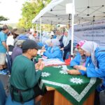 Peringati HUT IBI ke-75, Prodi Kebidanan Unimus Gelar Layanan Kesehatan Gratis di CFD Simpang Lima