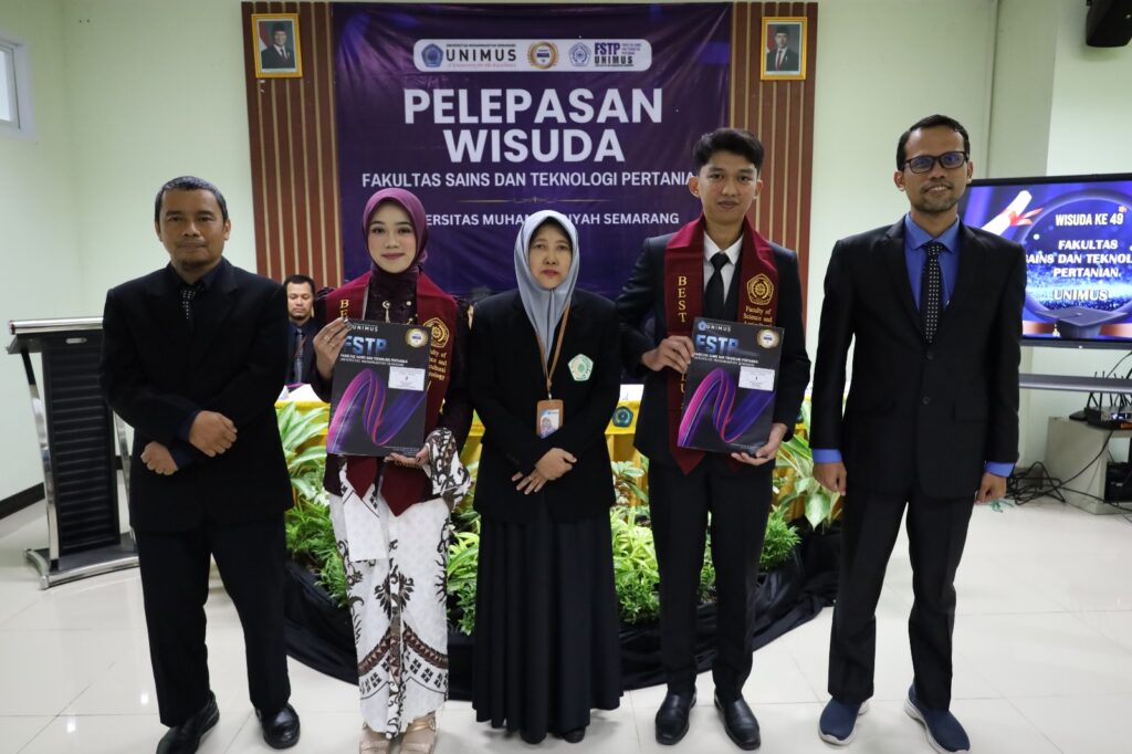 FSTP Unimus Lepas 45 Wisudawan, Cetak Lulusan Berprestasi di Bidang Statistika dan Teknologi Pangan